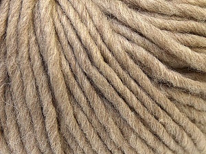 Fiber Content 100% Wool, Brand Ice Yarns, Camel Brown, Yarn Thickness 5 Bulky Chunky, Craft, Rug, fnt2-25994