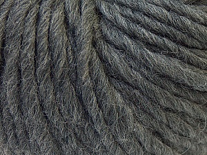 Fiber Content 100% Wool, Brand ICE, Grey, Yarn Thickness 5 Bulky Chunky, Craft, Rug, fnt2-26004