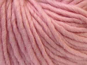 Fiber Content 100% Wool, Light Pink, Brand Ice Yarns, Yarn Thickness 5 Bulky Chunky, Craft, Rug, fnt2-26008