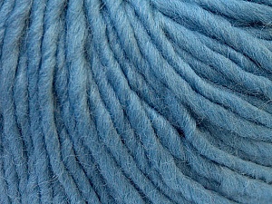 Fiber Content 100% Wool, Light Blue, Brand Ice Yarns, Yarn Thickness 5 Bulky Chunky, Craft, Rug, fnt2-26011