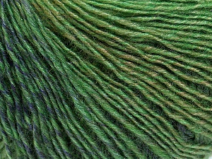 Fiber Content 50% Acrylic, 50% Wool, Brand ICE, Green Shades, Yarn Thickness 3 Light DK, Light, Worsted, fnt2-27154