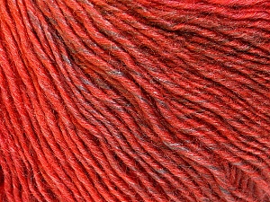Fiber Content 50% Wool, 50% Acrylic, Red, Brand Ice Yarns, Copper, Brown, Yarn Thickness 3 Light DK, Light, Worsted, fnt2-27157