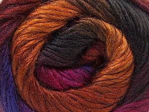 Fiber Content 40% Wool, 30% Acrylic, 30% Mohair, Purple, Brand Ice Yarns, Gold, Fuchsia, Copper, Brown, Yarn Thickness 3 Light DK, Light, Worsted, fnt2-27204