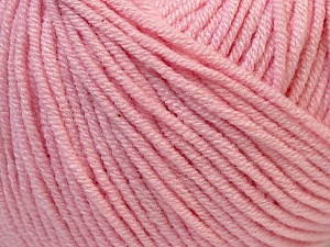 Fiber Content 50% Acrylic, 50% Cotton, Light Pink, Brand Ice Yarns, Yarn Thickness 3 Light DK, Light, Worsted, fnt2-27360