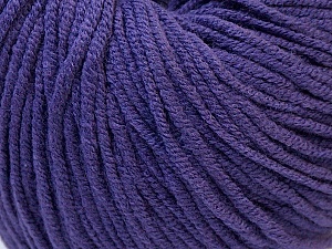 Fiber Content 50% Acrylic, 50% Cotton, Purple, Brand Ice Yarns, Yarn Thickness 3 Light DK, Light, Worsted, fnt2-27364