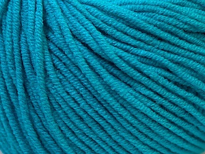 Fiber Content 50% Cotton, 50% Acrylic, Turquoise, Brand Ice Yarns, Yarn Thickness 3 Light DK, Light, Worsted, fnt2-27369
