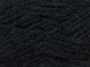 SuperBulky Fiber Content 60% Acrylic, 30% Alpaca, 10% Wool, Brand Ice Yarns, Black, Yarn Thickness 6 SuperBulky Bulky, Roving, fnt2-30823