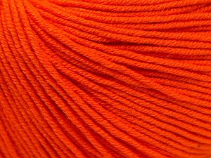 Fiber Content 60% Cotton, 40% Acrylic, Orange, Brand Ice Yarns, Yarn Thickness 2 Fine Sport, Baby, fnt2-32824