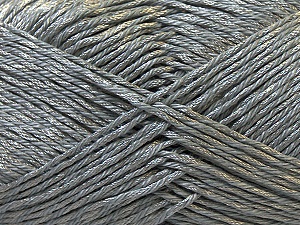 Fiber Content 50% Polyester, 50% Cotton, Brand Ice Yarns, Grey, Yarn Thickness 2 Fine Sport, Baby, fnt2-33039