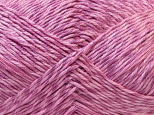 Fiber Content 50% Polyester, 50% Cotton, Lilac, Brand Ice Yarns, Yarn Thickness 2 Fine Sport, Baby, fnt2-33049