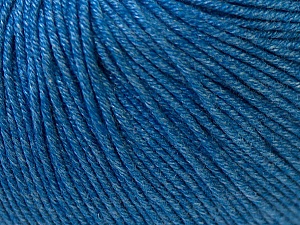 Fiber Content 60% Cotton, 40% Acrylic, Jeans Blue, Brand Ice Yarns, Yarn Thickness 2 Fine Sport, Baby, fnt2-33587