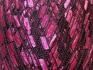 Trellis Fiber Content 100% Polyester, Pink, Brand ICE, Black, Yarn Thickness 5 Bulky Chunky, Craft, Rug, fnt2-34022
