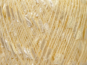 Trellis Fiber Content 100% Polyester, Light Yellow, Brand Ice Yarns, Yarn Thickness 5 Bulky Chunky, Craft, Rug, fnt2-34118