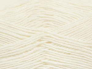 Fiber Content 50% Wool, 50% Acrylic, White, Brand Ice Yarns, Yarn Thickness 3 Light DK, Light, Worsted, fnt2-35018