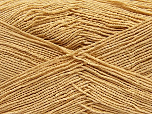 Fiber Content 55% Cotton, 45% Acrylic, Milky Brown, Brand Ice Yarns, Yarn Thickness 1 SuperFine Sock, Fingering, Baby, fnt2-38669