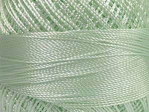 Contenido de fibra 100% Micro fibra, Brand YarnArt, Mint Green, Yarn Thickness 0 Lace Fingering Crochet Thread, fnt2-39567