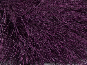 Fiber Content 100% Polyester, Brand Ice Yarns, Dark Purple, Yarn Thickness 6 SuperBulky Bulky, Roving, fnt2-42072 