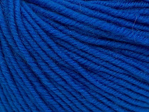 SUPERWASH MERINO is a worsted weight 100% superwash merino yarn available in 47 beautiful colors. Marvelous hand, perfect stitch definition, and a soft-but-sturdy finished fabric. Projects knit and crocheted in SUPERWASH MERINO are machine washable! Lay flat to dry. Fiber Content 100% Superwash Merino Wool, Royal Blue, Brand Ice Yarns, Yarn Thickness 4 Medium Worsted, Afghan, Aran, fnt2-42473
