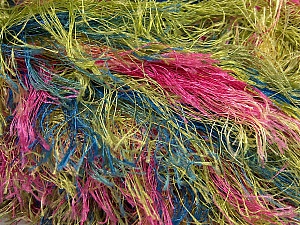 Fiber Content 100% Polyester, Yellow, Pink, Brand Ice Yarns, Green, Blue, Yarn Thickness 6 SuperBulky Bulky, Roving, fnt2-43763