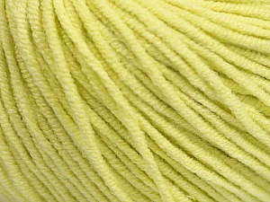Fiber Content 50% Cotton, 50% Acrylic, Lemon Yellow, Brand Ice Yarns, Yarn Thickness 3 Light DK, Light, Worsted, fnt2-43836