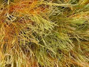 Fiber Content 100% Polyester, Yellow, Orange, Brand Ice Yarns, Green, Yarn Thickness 6 SuperBulky Bulky, Roving, fnt2-45066