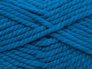 Fiber Content 55% Acrylic, 45% Wool, Brand Ice Yarns, Blue, Yarn Thickness 6 SuperBulky Bulky, Roving, fnt2-45128
