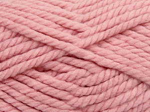 Fiber Content 55% Acrylic, 45% Wool, Light Pink, Brand Ice Yarns, Yarn Thickness 6 SuperBulky Bulky, Roving, fnt2-45133