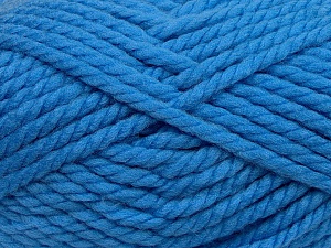 Fiber Content 55% Acrylic, 45% Wool, Indigo Blue, Brand Ice Yarns, Yarn Thickness 6 SuperBulky Bulky, Roving, fnt2-45135