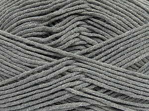 Fiber Content 55% Cotton, 45% Acrylic, Brand Ice Yarns, Grey, Yarn Thickness 4 Medium Worsted, Afghan, Aran, fnt2-45137