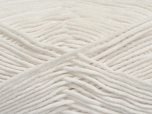 Fiber Content 55% Cotton, 45% Acrylic, White, Brand Ice Yarns, Yarn Thickness 4 Medium Worsted, Afghan, Aran, fnt2-45138