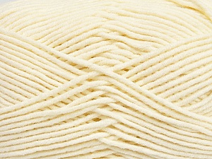 Fiber Content 55% Cotton, 45% Acrylic, Brand Ice Yarns, Cream, Yarn Thickness 4 Medium Worsted, Afghan, Aran, fnt2-45143
