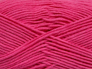 Fiber Content 55% Cotton, 45% Acrylic, Brand Ice Yarns, Candy Pink, Yarn Thickness 4 Medium Worsted, Afghan, Aran, fnt2-45155