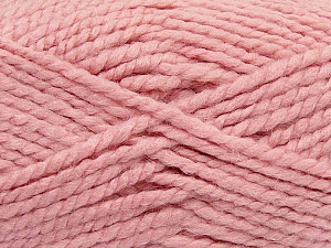 SuperBulky Fiber Content 60% Acrylic, 30% Alpaca, 10% Wool, Light Pink, Brand Ice Yarns, Yarn Thickness 6 SuperBulky Bulky, Roving, fnt2-45167