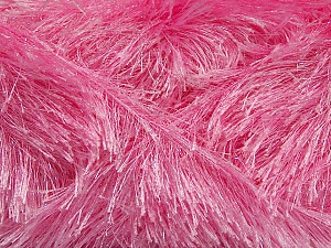 Fiber Content 80% Polyester, 20% Lurex, Light Pink, Brand Ice Yarns, Yarn Thickness 5 Bulky Chunky, Craft, Rug, fnt2-46557