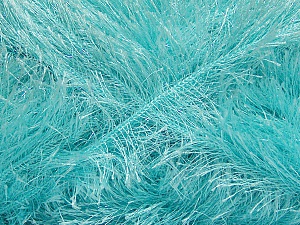 Composition 80% Polyester, 20% Lurex, Light Turquoise, Brand Ice Yarns, Yarn Thickness 5 Bulky Chunky, Craft, Rug, fnt2-46561 