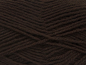 Fiber Content 60% Acrylic, 40% Wool, Brand Ice Yarns, Dark Brown, Yarn Thickness 3 Light DK, Light, Worsted, fnt2-46733
