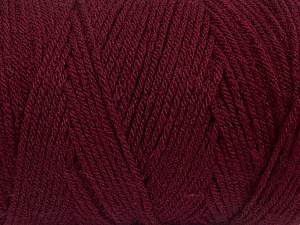 Items made with this yarn are machine washable & dryable. Fiber Content 100% Dralon Acrylic, Brand Ice Yarns, Burgundy, Yarn Thickness 4 Medium Worsted, Afghan, Aran, fnt2-47188