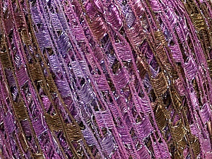 Trellis Fiber Content 95% Polyester, 5% Lurex, Orchid, Lilac, Brand Ice Yarns, Camel, Yarn Thickness 5 Bulky Chunky, Craft, Rug, fnt2-47230