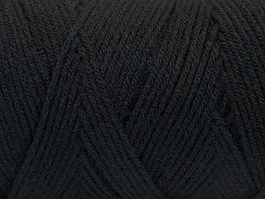 Items made with this yarn are machine washable & dryable. Fiber Content 100% Dralon Acrylic, Brand Ice Yarns, Black, Yarn Thickness 4 Medium Worsted, Afghan, Aran, fnt2-47395