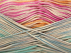 Contenido de fibra 100% Mercerizado del algodón, Pink, Orange, Mint Green, Brand Ice Yarns, Blue, Beige, Yarn Thickness 2 Fine Sport, Baby, fnt2-48628