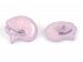 5 Dolphin Figure Buttons Lilac