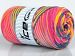 Natural Cotton Color 3mm Orange, Pink, Yellow, Light Grey