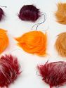 Mixed Lot of 8 Faux Fur PomPoms Diameter around 7cm (3&amp) Multicolor, Brand Ice Yarns, acs-1504 