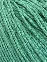 Global Organic Textile Standard (GOTS) Certified Product. CUC-TR-017 PRJ 805332/918191 Composition 100% Coton bio, Brand Ice Yarns, Emerald Green, Yarn Thickness 3 Light DK, Light, Worsted, fnt2-55219 