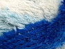 Fiber Content 95% Acrylic, 5% Polyester, White, Brand Ice Yarns, Blue Shades, Yarn Thickness 6 SuperBulky Bulky, Roving, fnt2-61120 