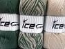 Fiber Content 100% Antipilling Acrylic, Brand Ice Yarns, Green, Beige, Yarn Thickness 4 Medium Worsted, Afghan, Aran, fnt2-65370 