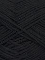 Composition 67% Coton, 33% Polyamide, Brand Ice Yarns, Black, Yarn Thickness 2 Fine Sport, Baby, fnt2-67352 