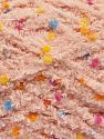 Contenido de fibra 85% Micro fibra, 15% Poliamida, Powder Pink, Brand Ice Yarns, Yarn Thickness 5 Bulky Chunky, Craft, Rug, fnt2-67497 