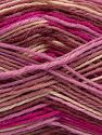 Composition 75% Superwash Wool, 25% Polyamide, Rose Brown, Pink Shades, Brand Ice Yarns, Cream, fnt2-68200 