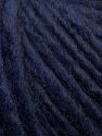 Fiber Content 50% Merino Wool, 25% Alpaca, 25% Acrylic, Brand Ice Yarns, Dark Navy, fnt2-69357 